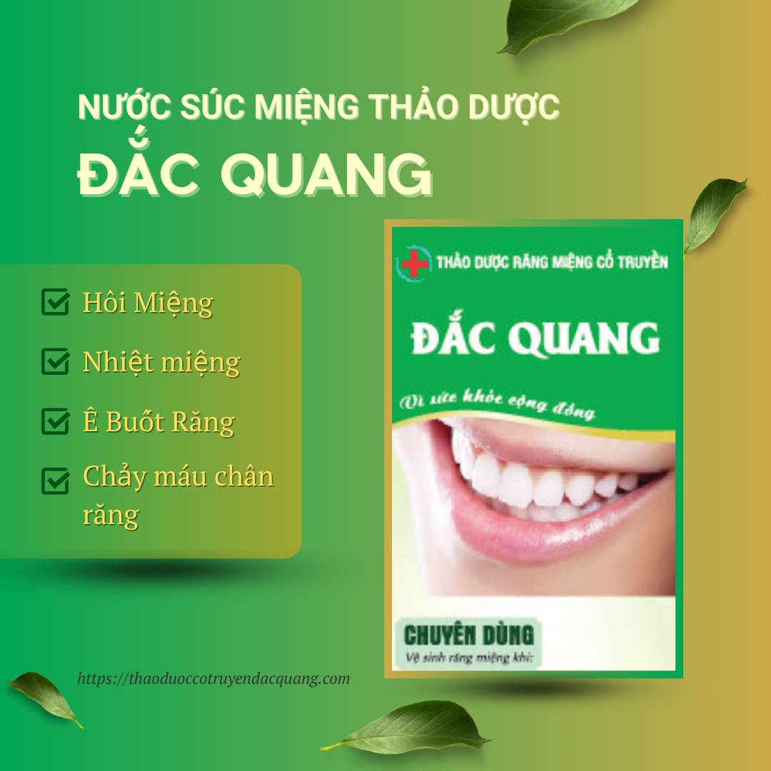 THẢO DƯỢC RĂNG MIỆNG ĐẮC QUANG